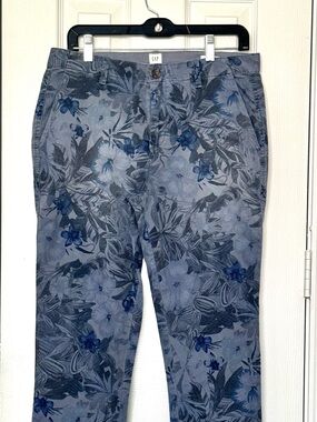 GAP Coastal Grandma Cowgirl Botanical Floral Girlfriend Chinos Sz 8